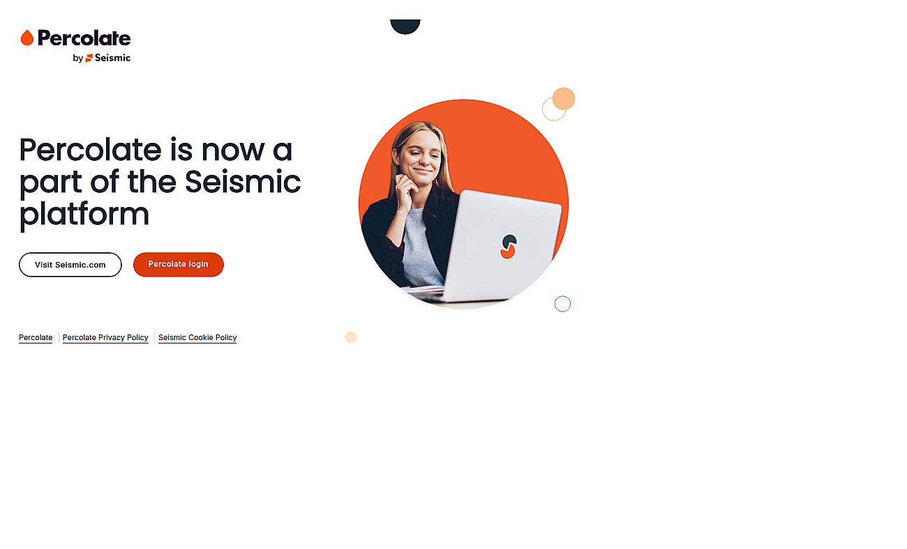 Percolate screenshot