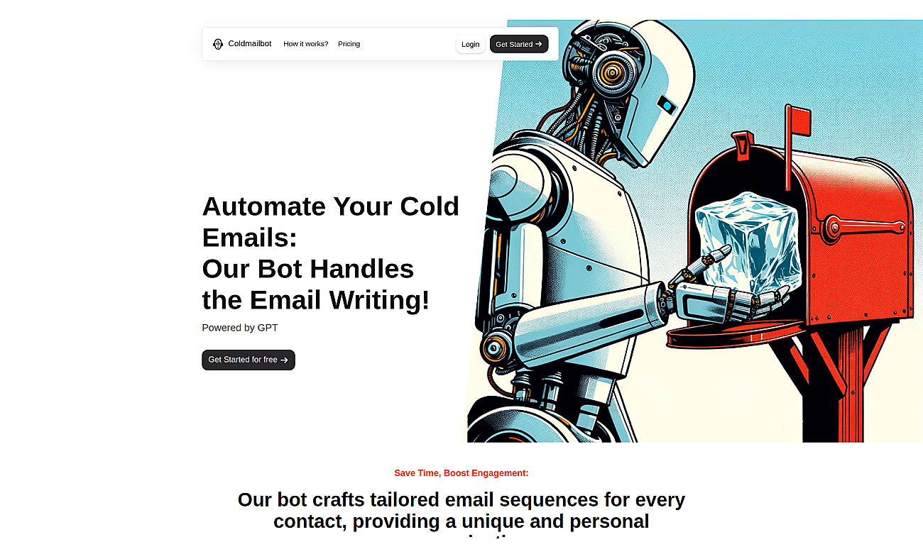 Cold Mail Bot screenshot