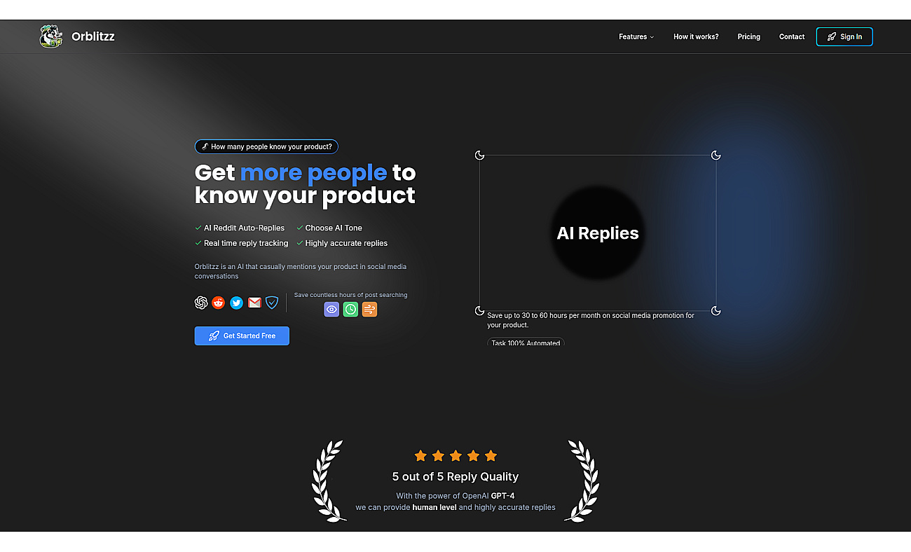 Orblitzz screenshot