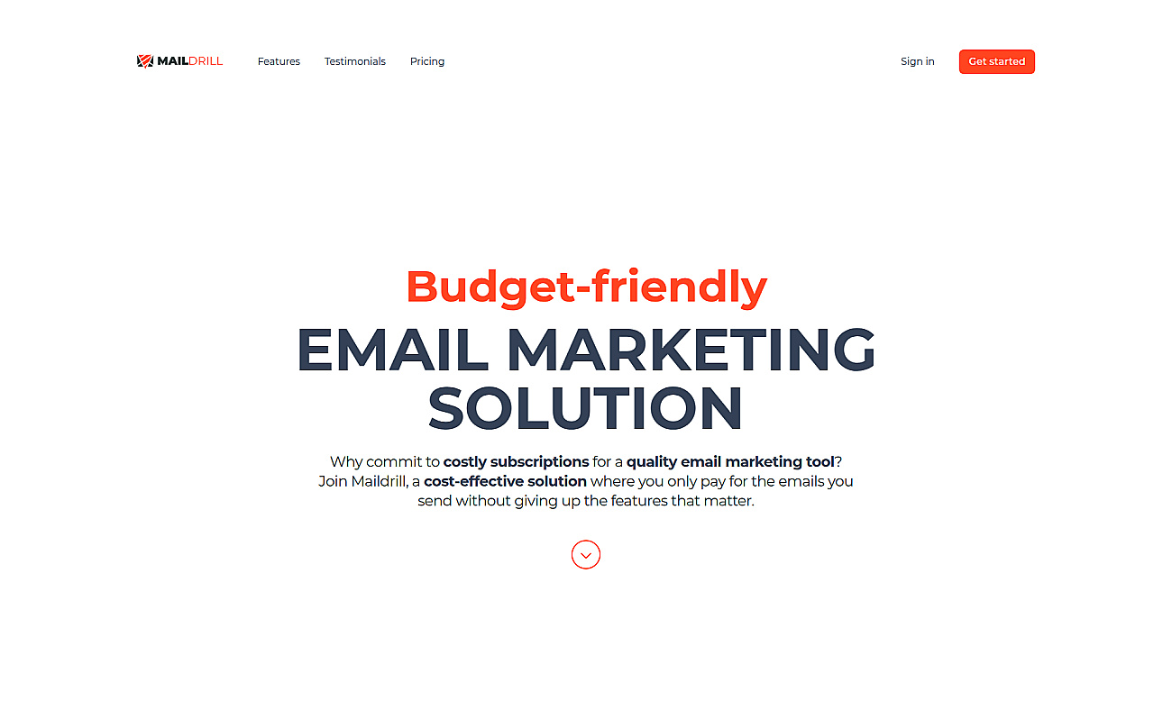 Maildrill screenshot