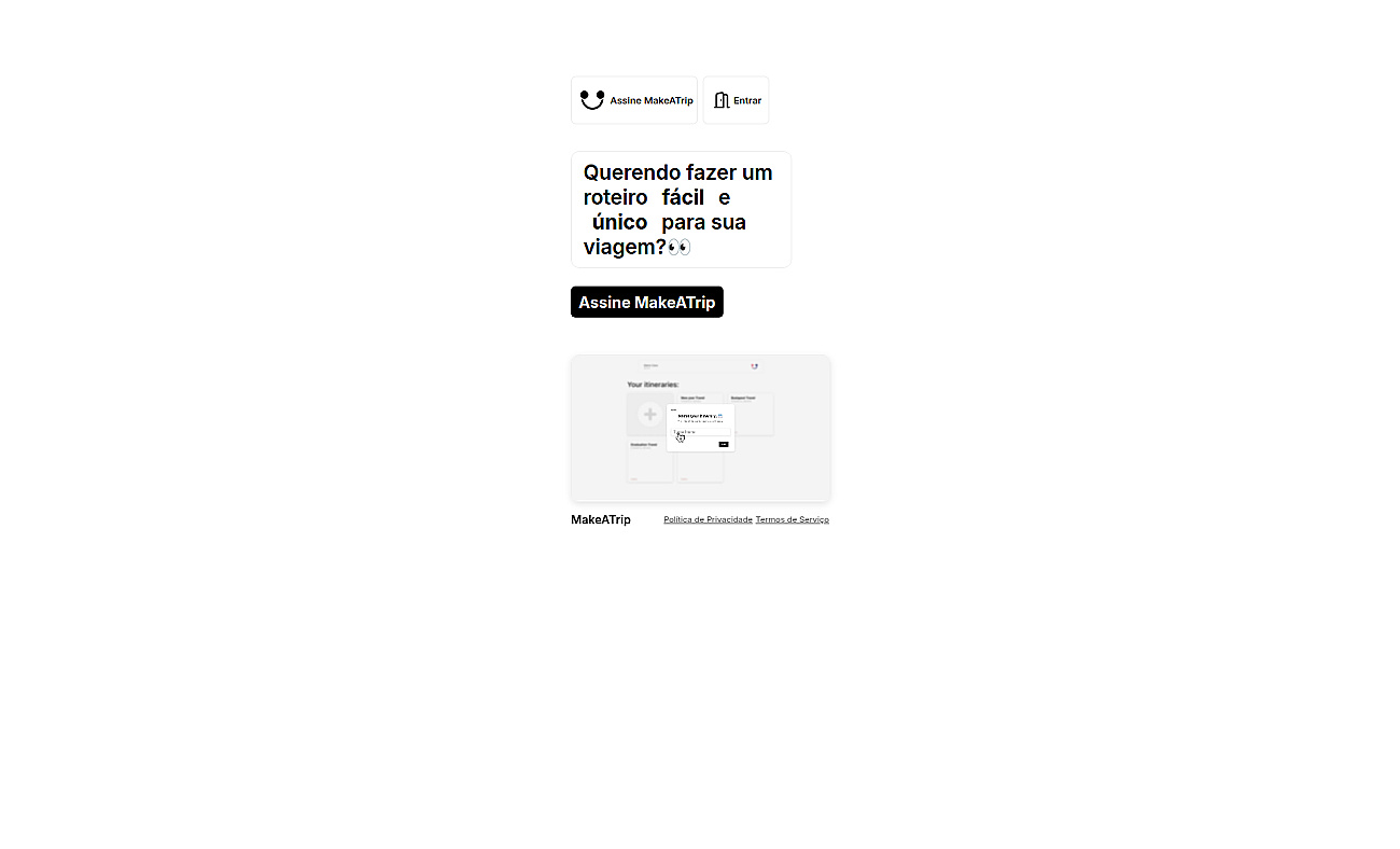 MakeATrip screenshot