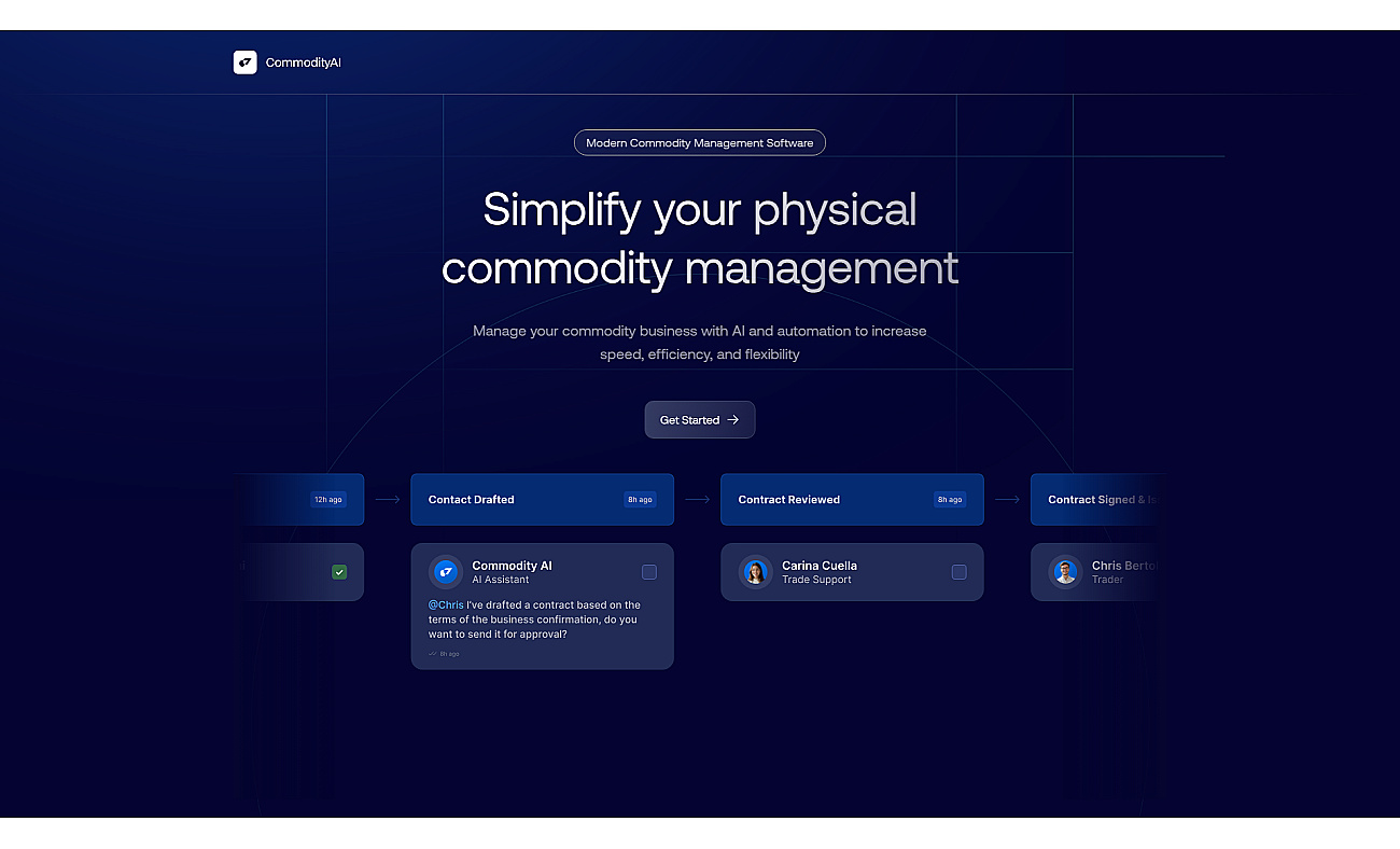 CommodityAI screenshot