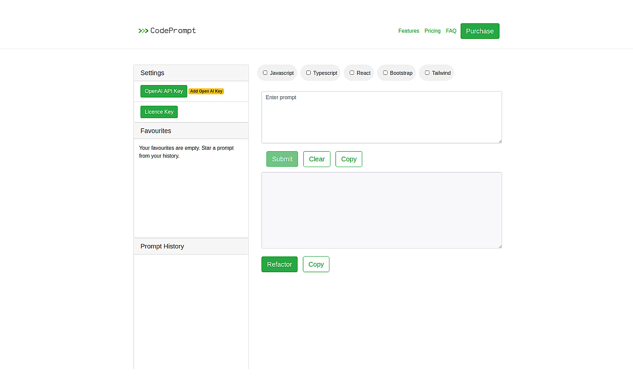 CodePrompt screenshot