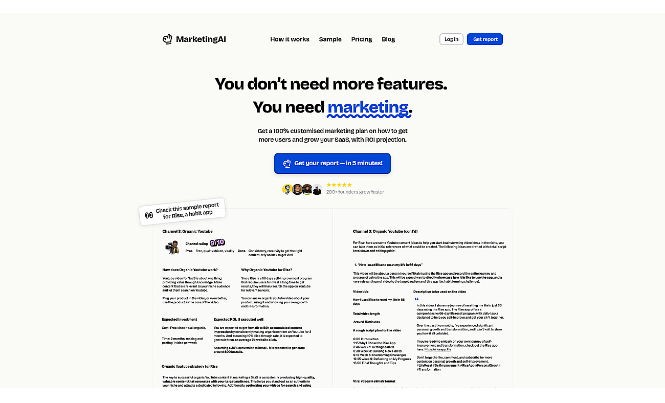 MarketingAI screenshot
