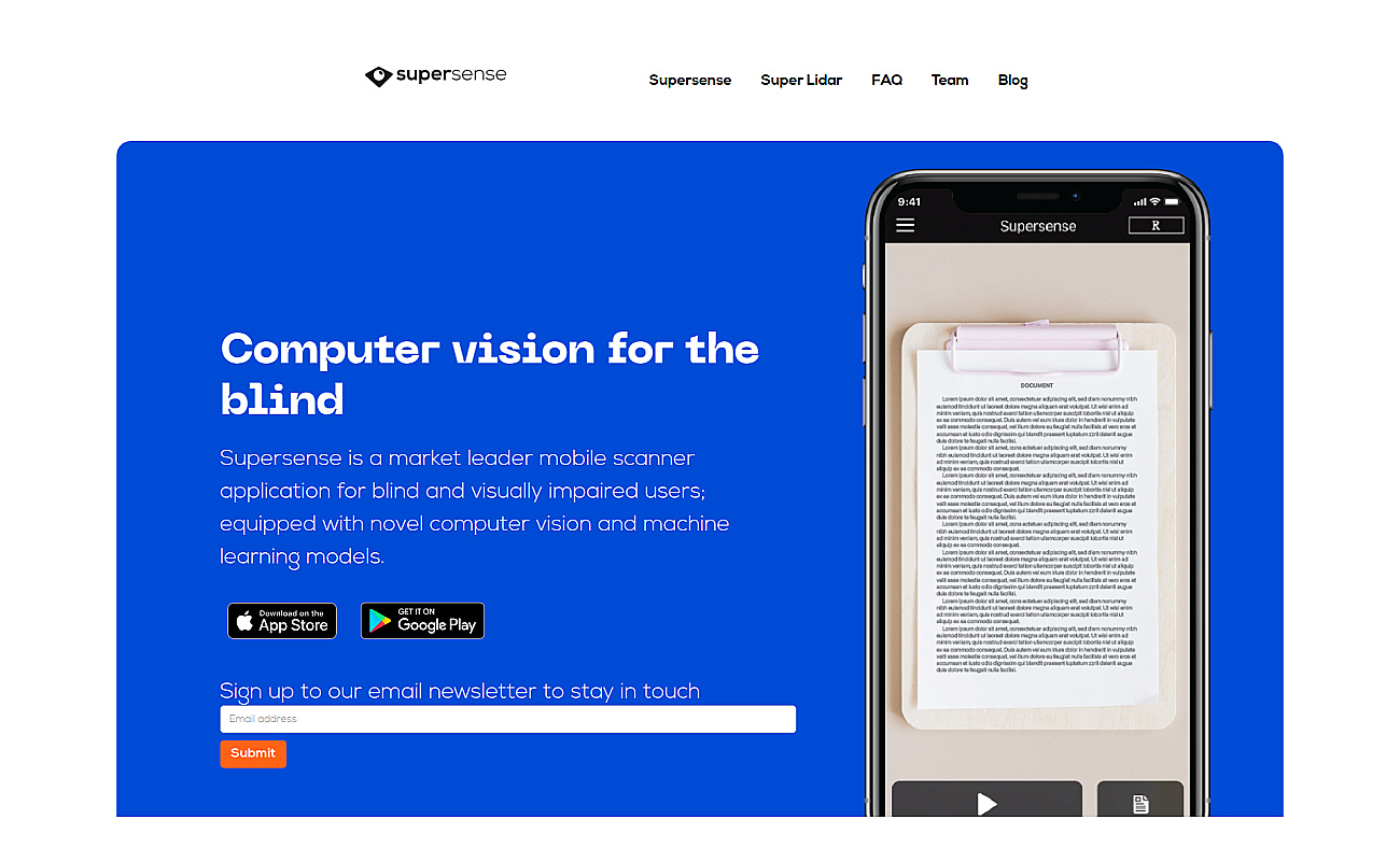 Supersense screenshot