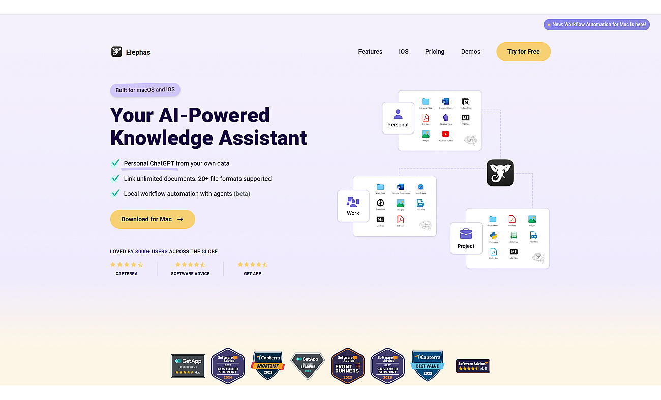 Elephas screenshot