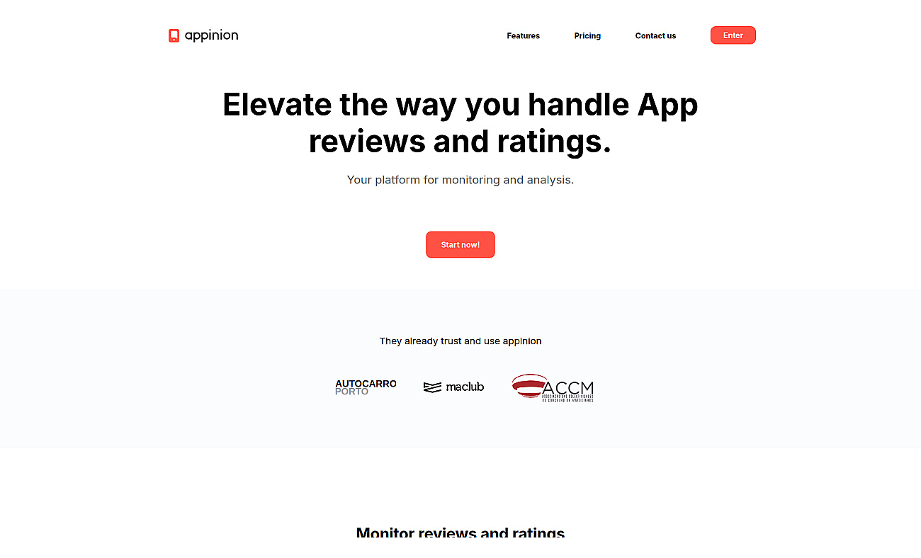 Appinion screenshot