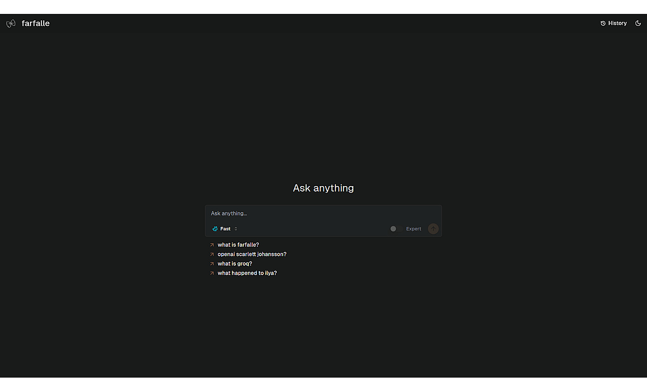 Farfalle screenshot