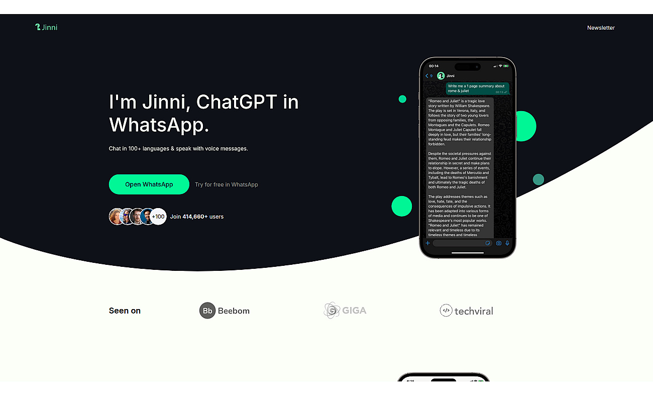 Jinni screenshot