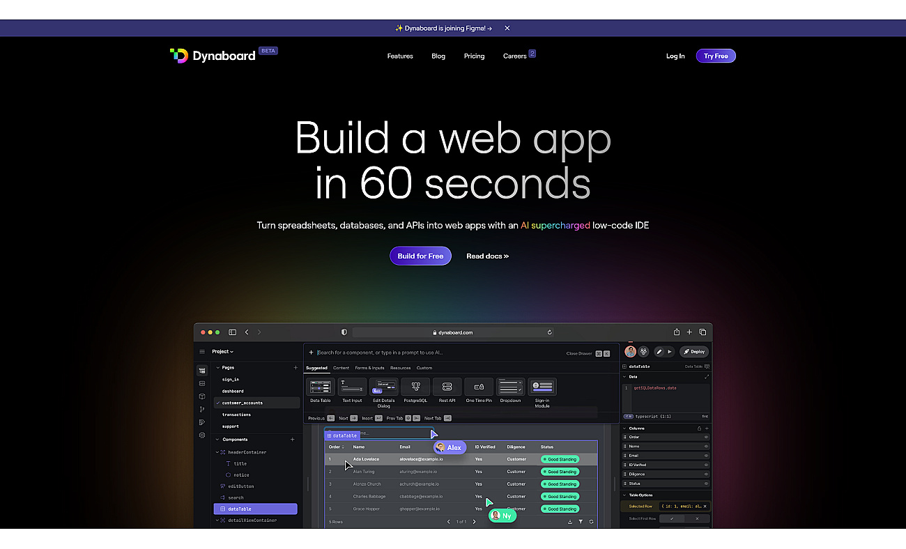 Dynaboard AI screenshot