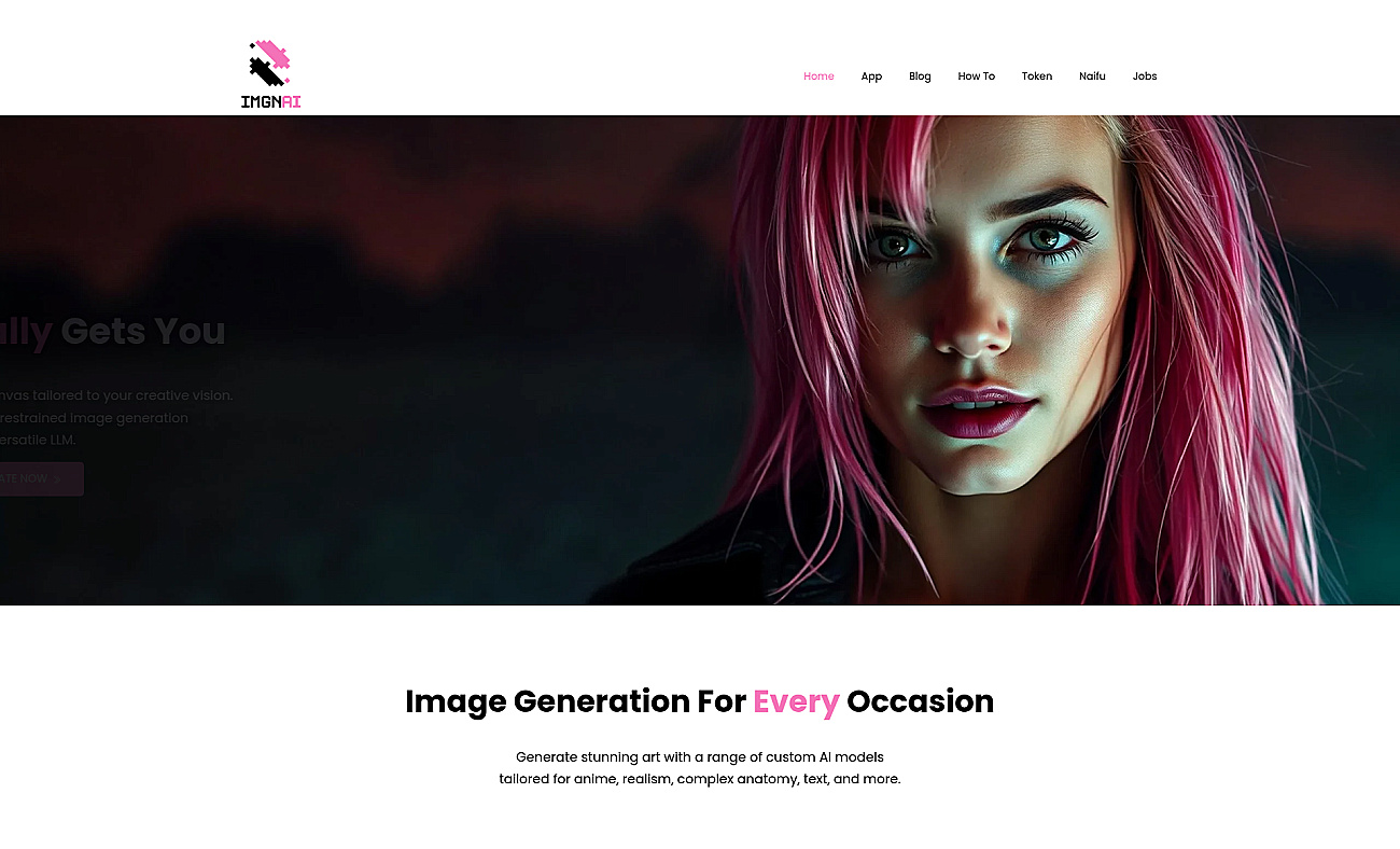 imgnAI screenshot