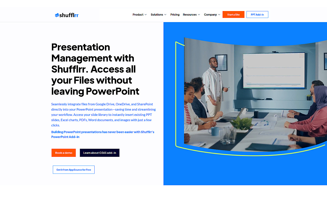 shufflrr.com screenshot