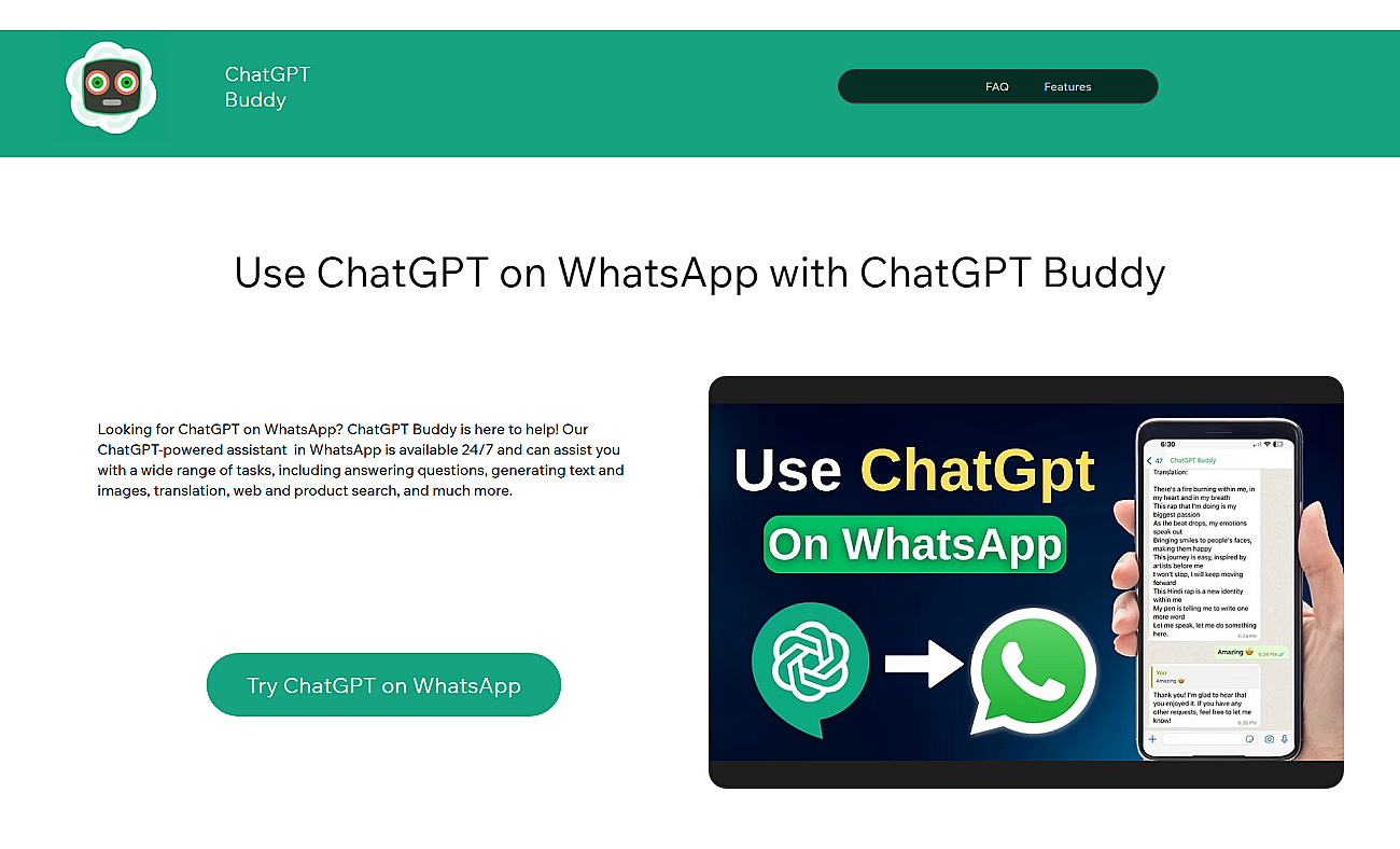 ChatGPT Buddy screenshot