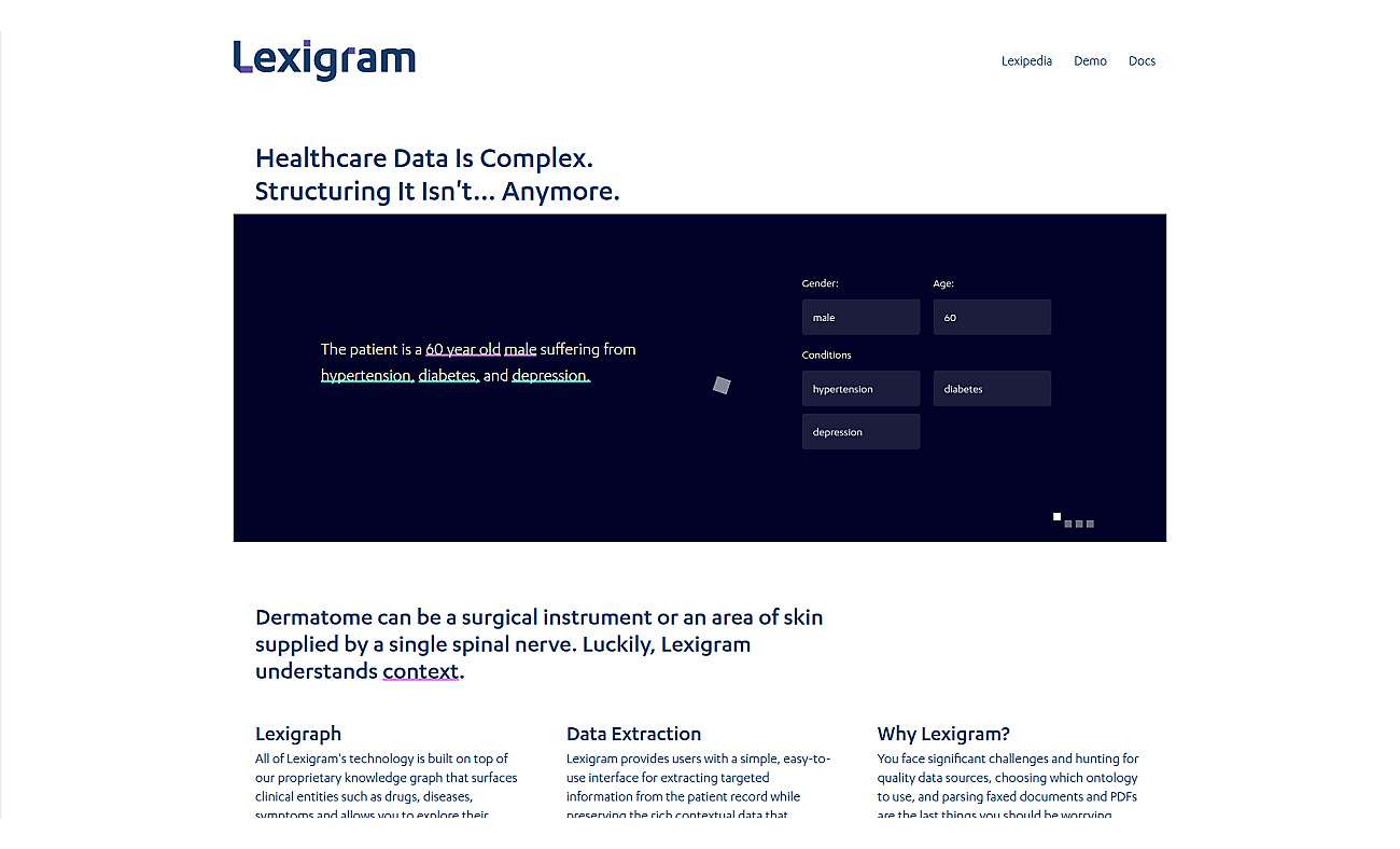 Lexigram screenshot