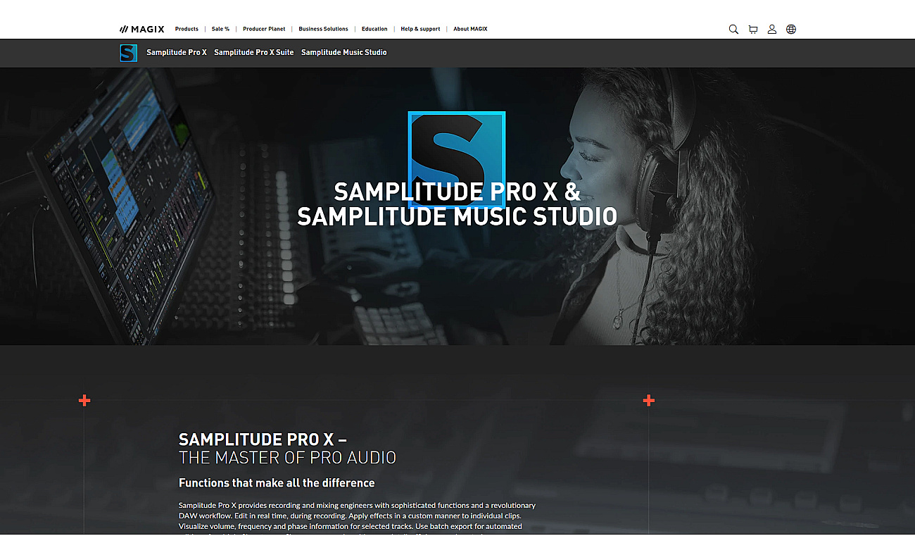 Samplitude screenshot