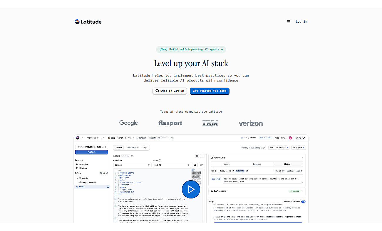 Latitude screenshot