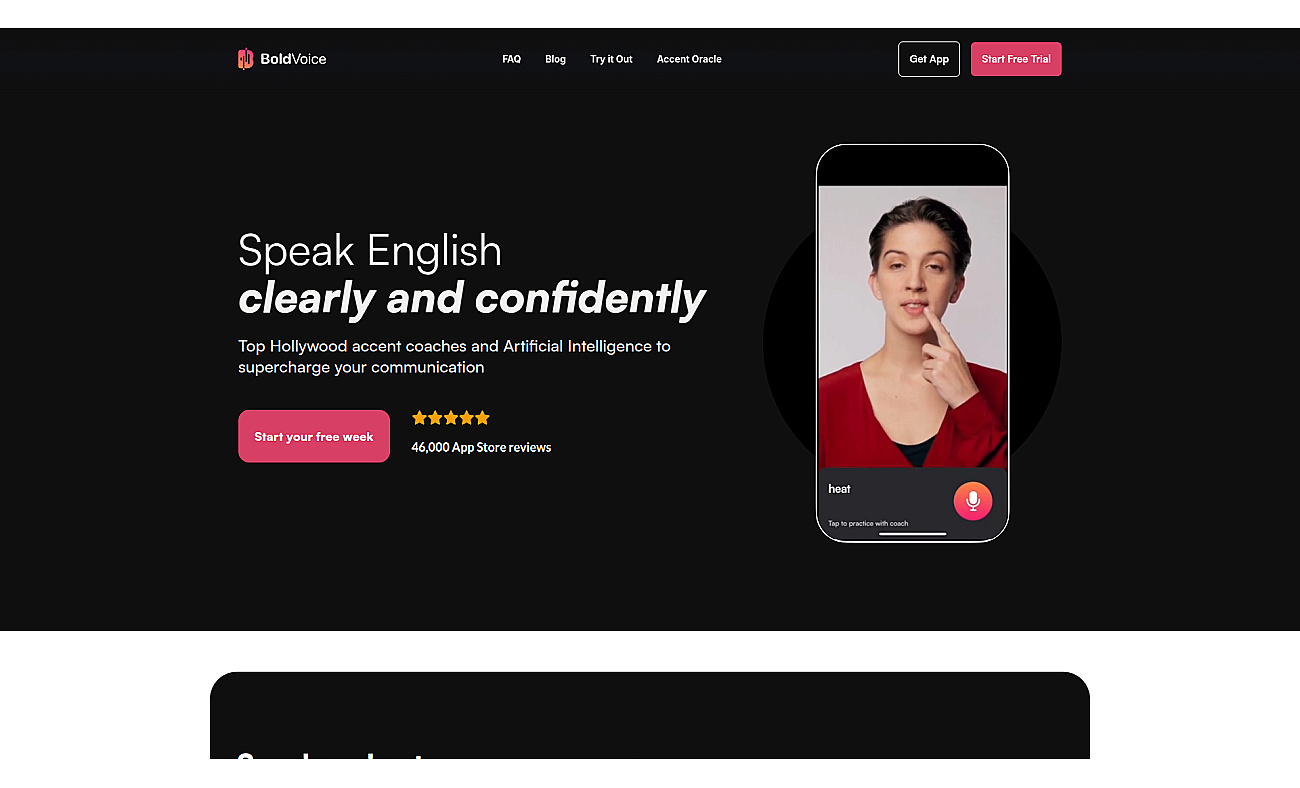 BoldVoice screenshot