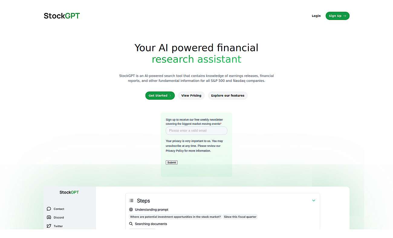 StockGPT screenshot