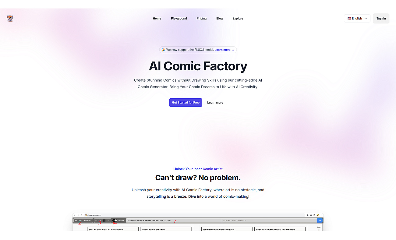AI Comic Factory screenshot