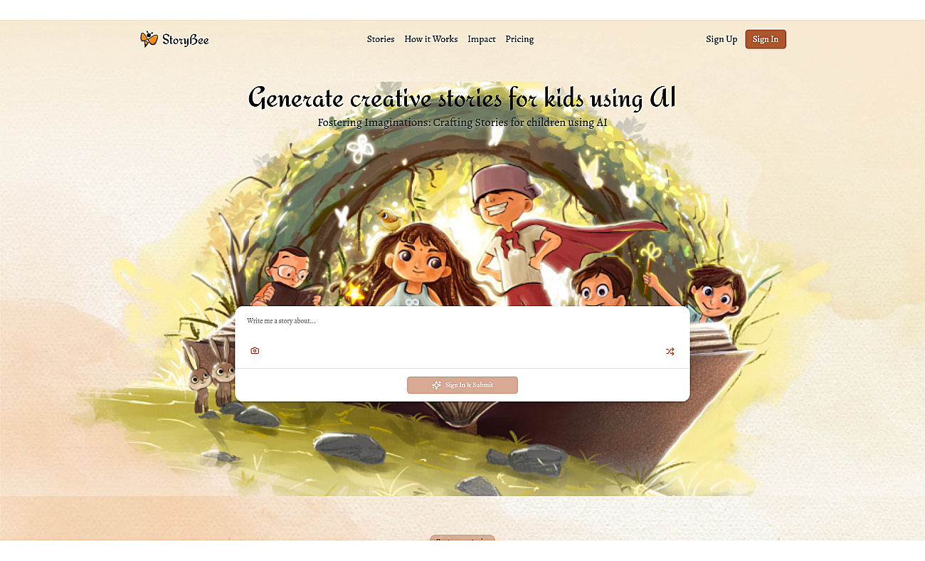 StoryBee screenshot