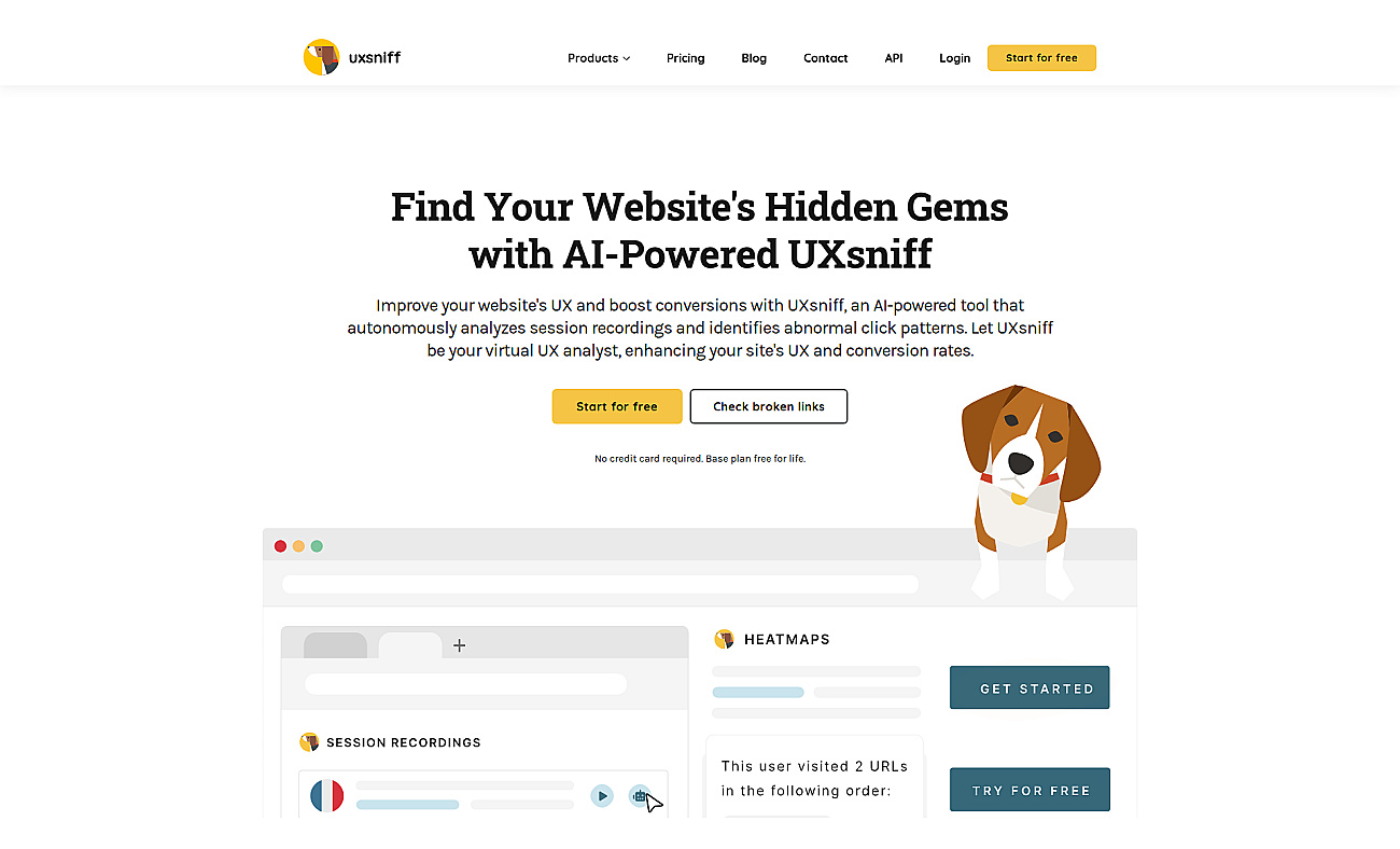 UXSniff screenshot