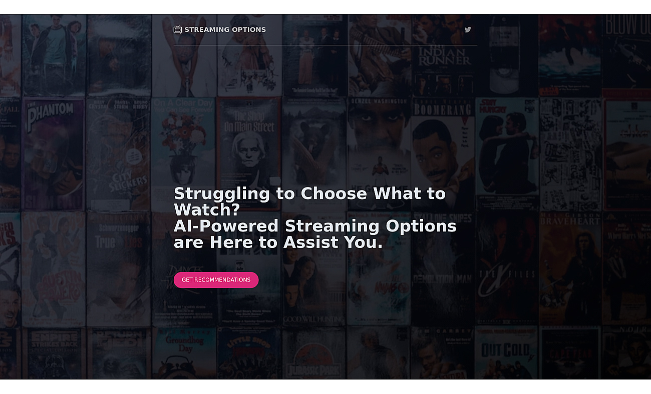 Streaming Options screenshot