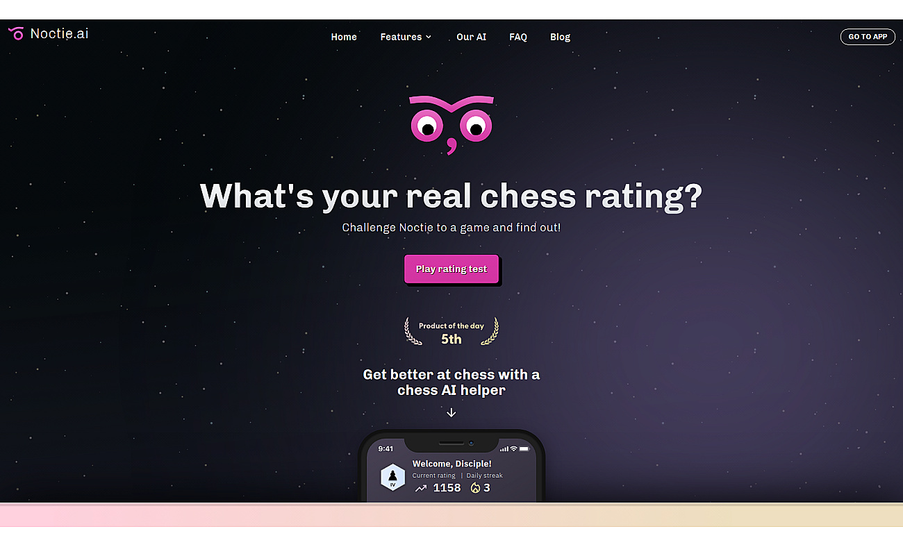 Noctie screenshot