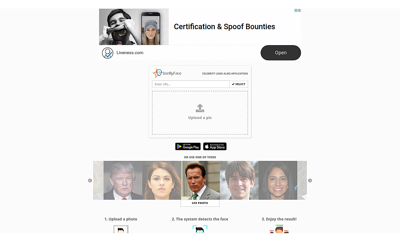 StarByFace screenshot