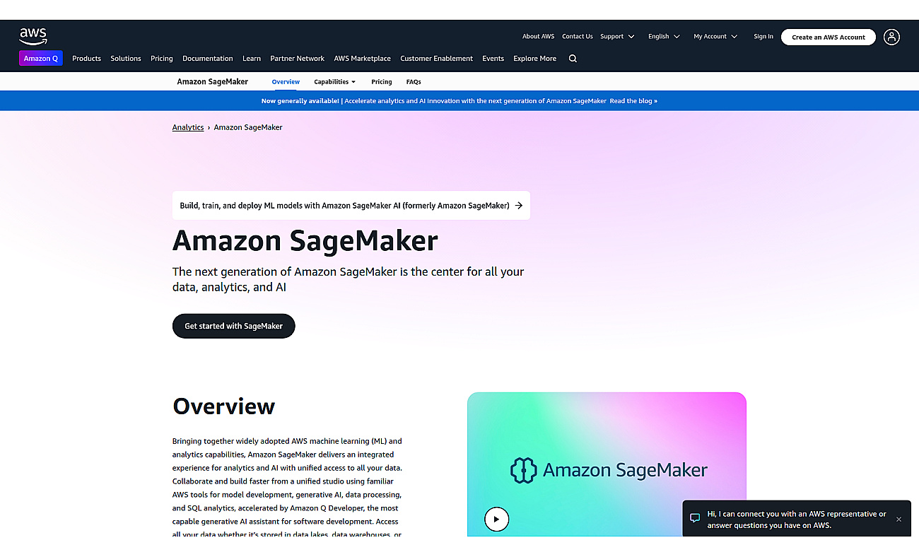 Sagemaker Studio screenshot