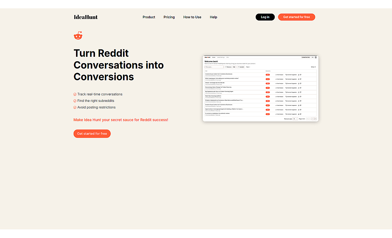 IdeaHunt screenshot