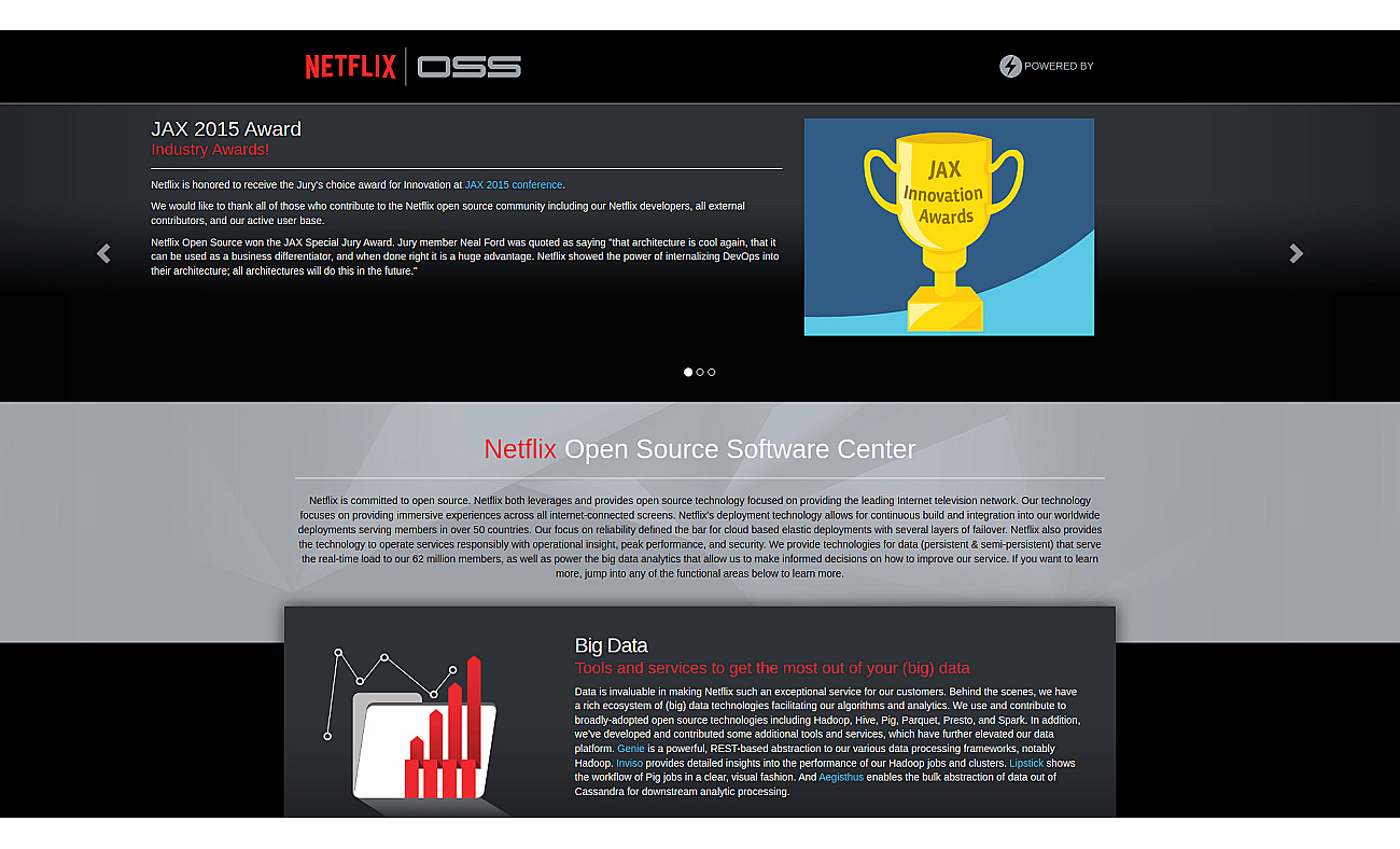 Netflix Open Source AI Platform screenshot