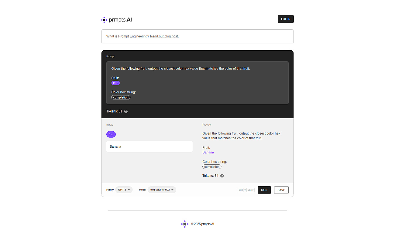 Prmpts.ai screenshot