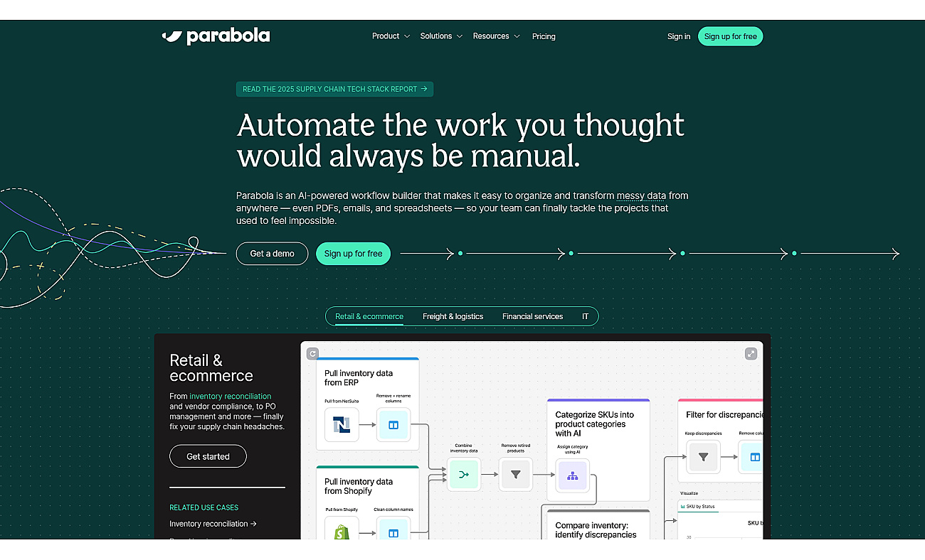 Parabola screenshot