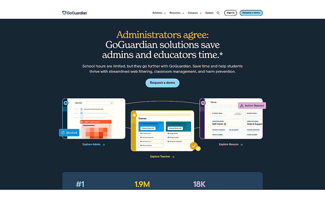 GoGuardian screenshot