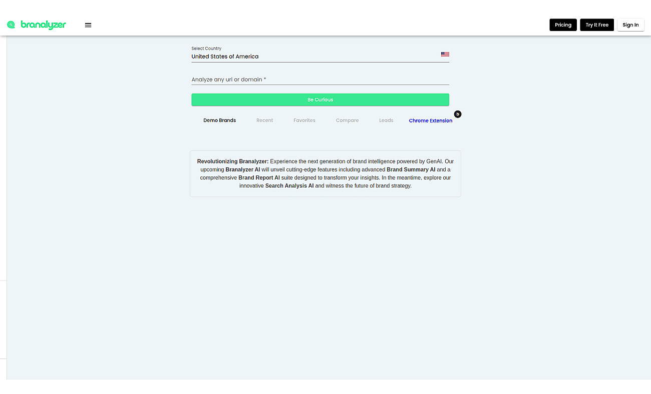 Branalyzer screenshot