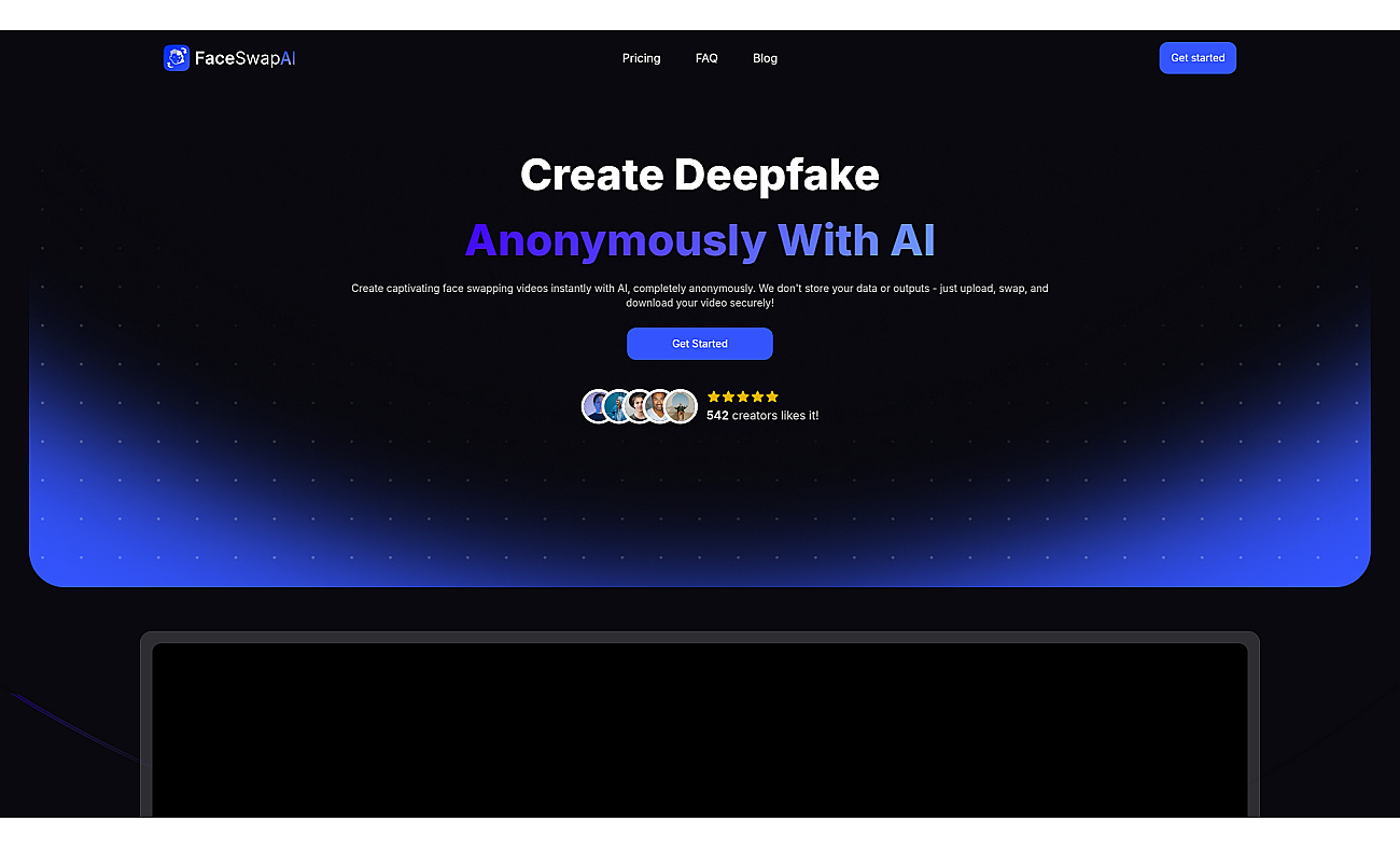 Videofaceswap.ai screenshot