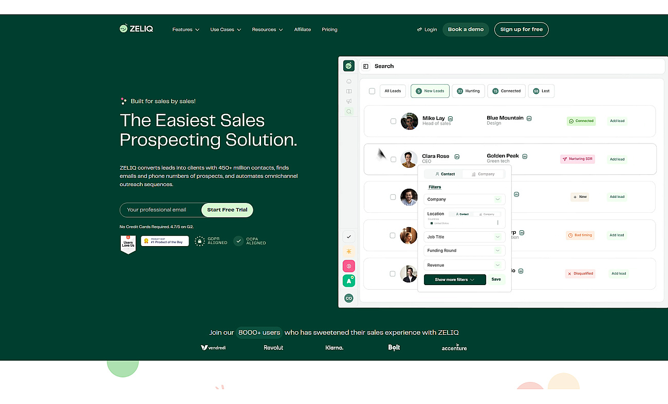 Zeliq screenshot