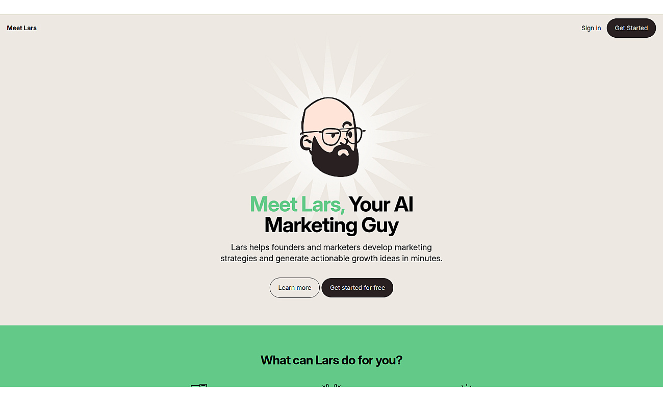 Meet lars screenshot