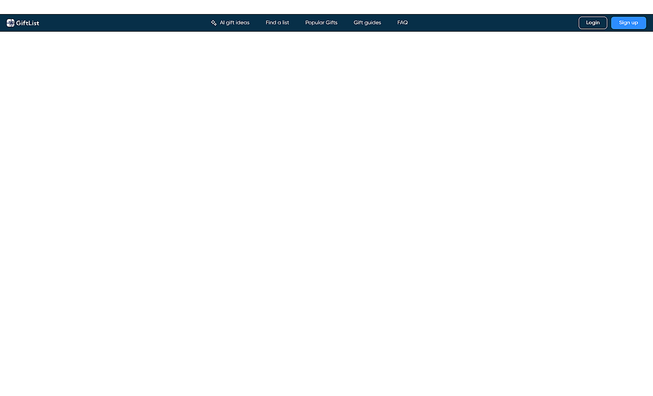 GiftList Genie screenshot