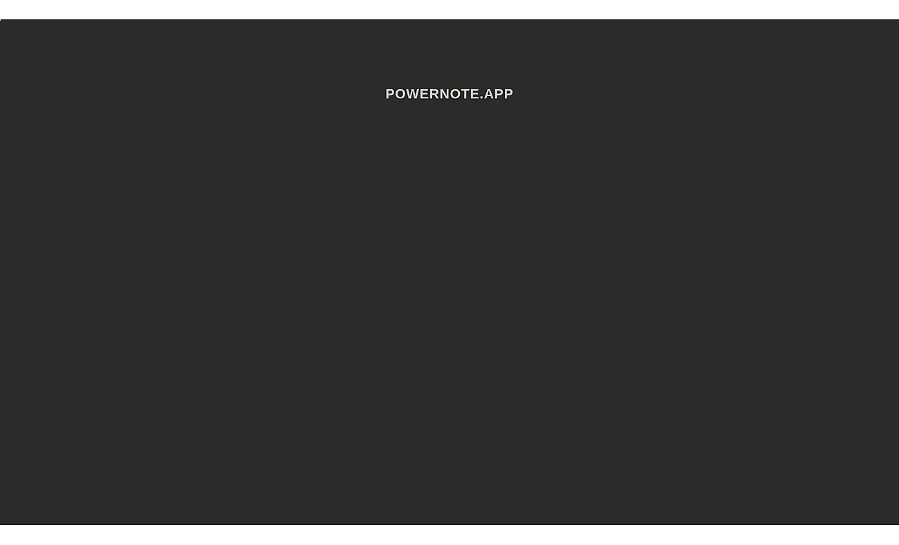 PowerNote screenshot