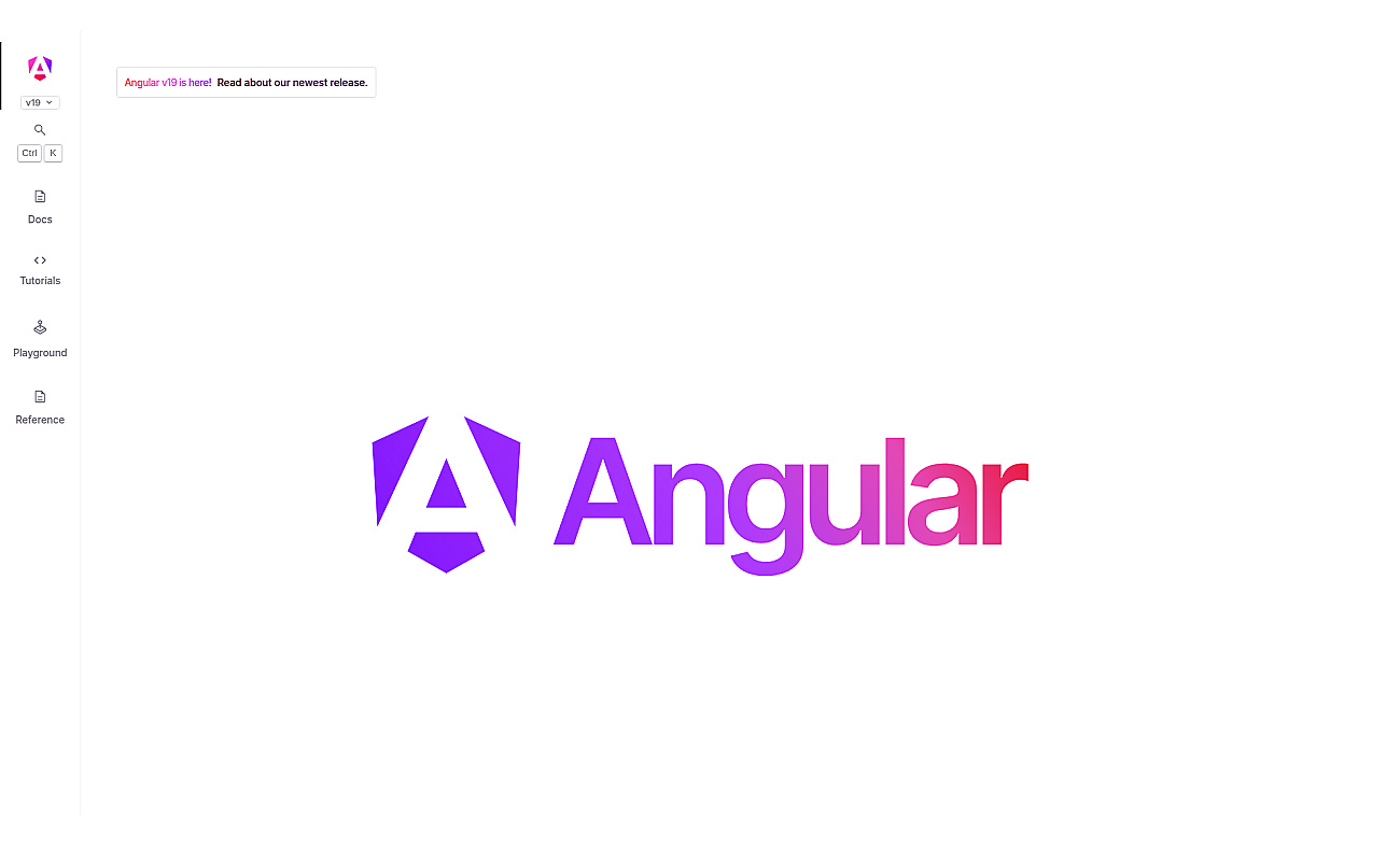Angular.dev screenshot