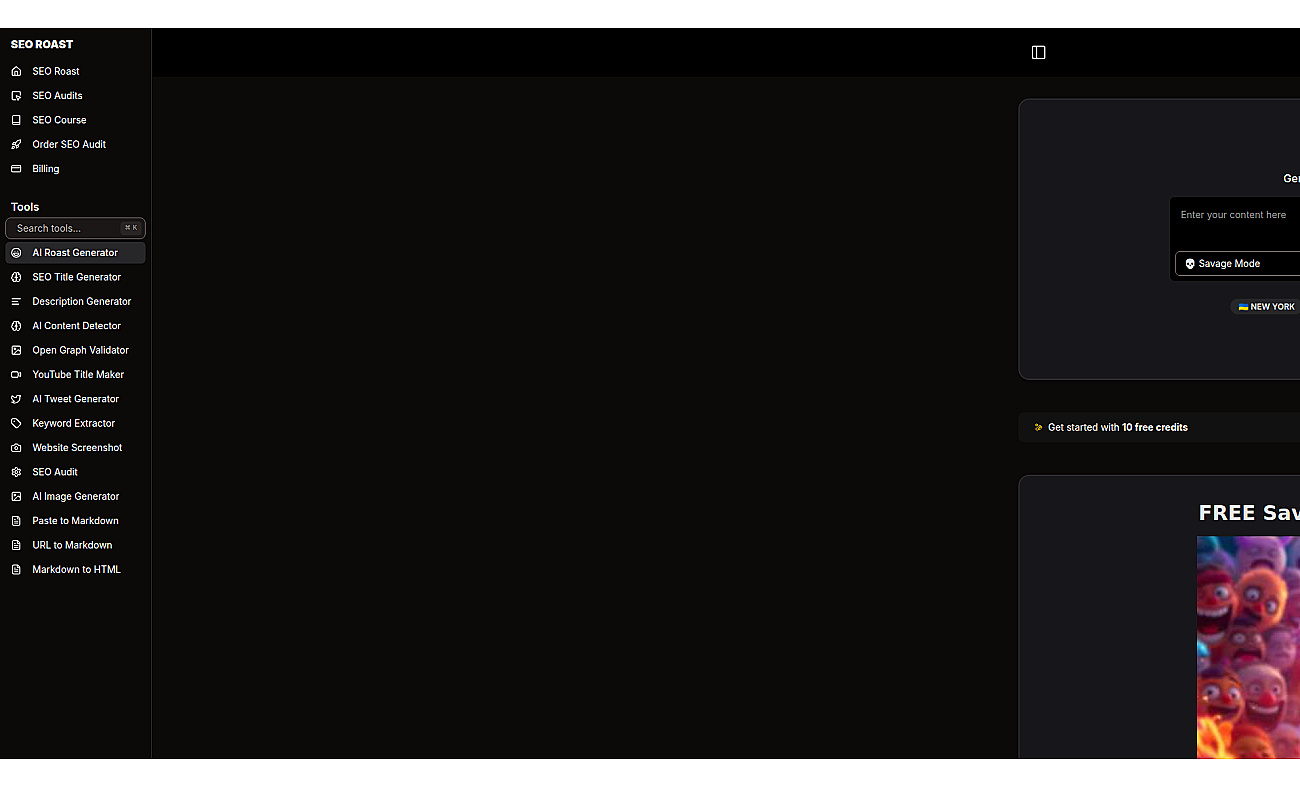 AI Roast Generator screenshot