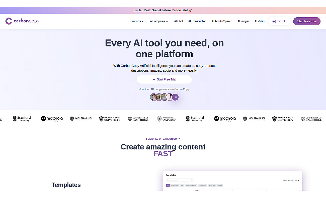 CarbonCopy screenshot