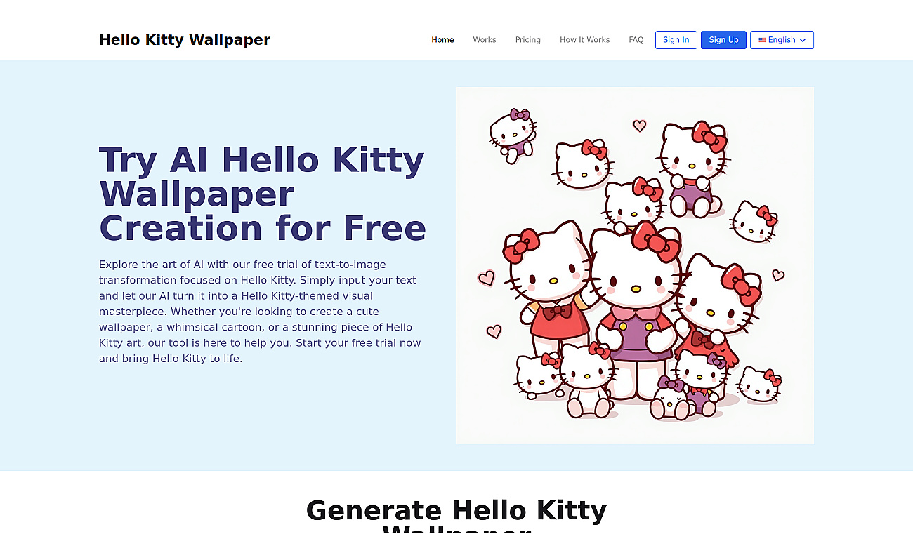 Hello kitty wallpaper screenshot