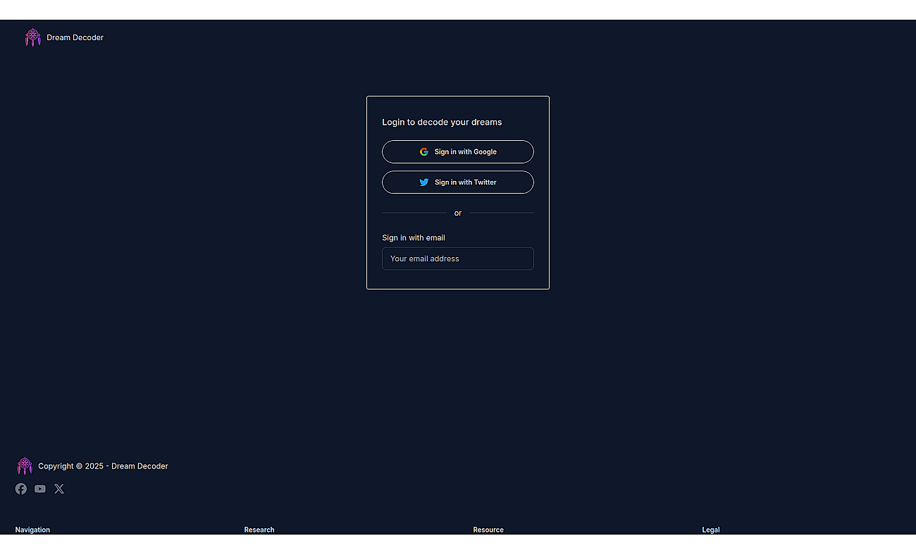 Dream Decoder screenshot