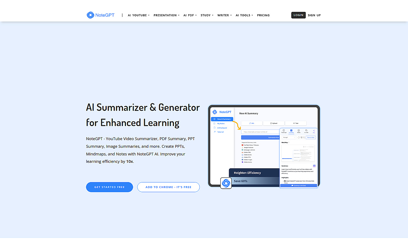 Notegpt screenshot
