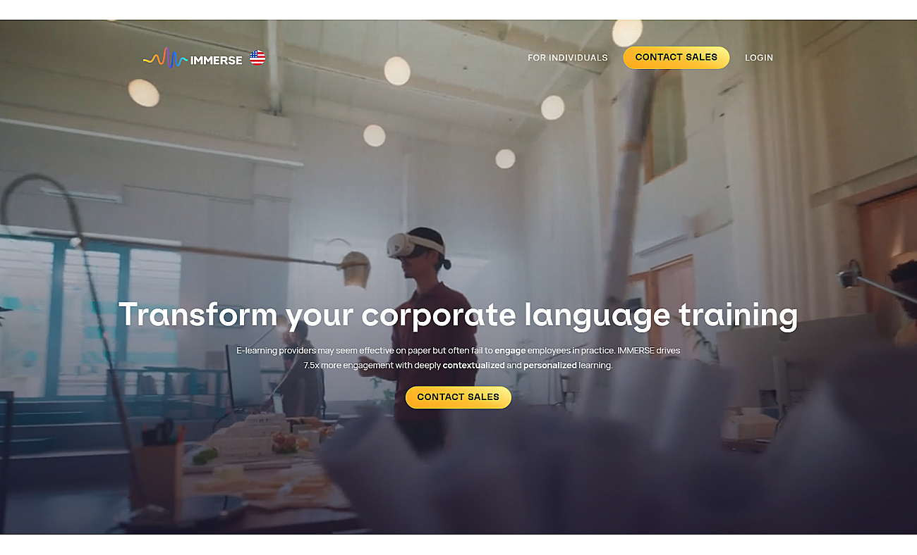 immerse.com screenshot
