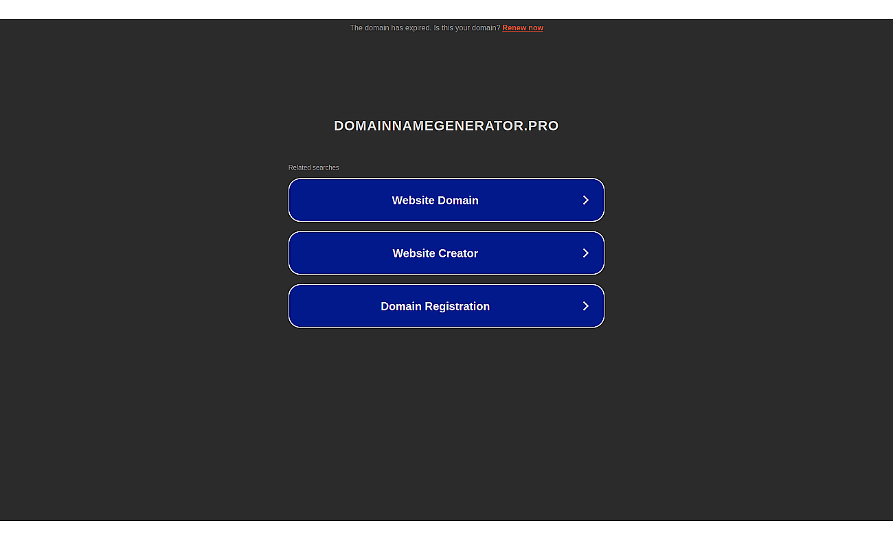Domain Name Generator PRO screenshot