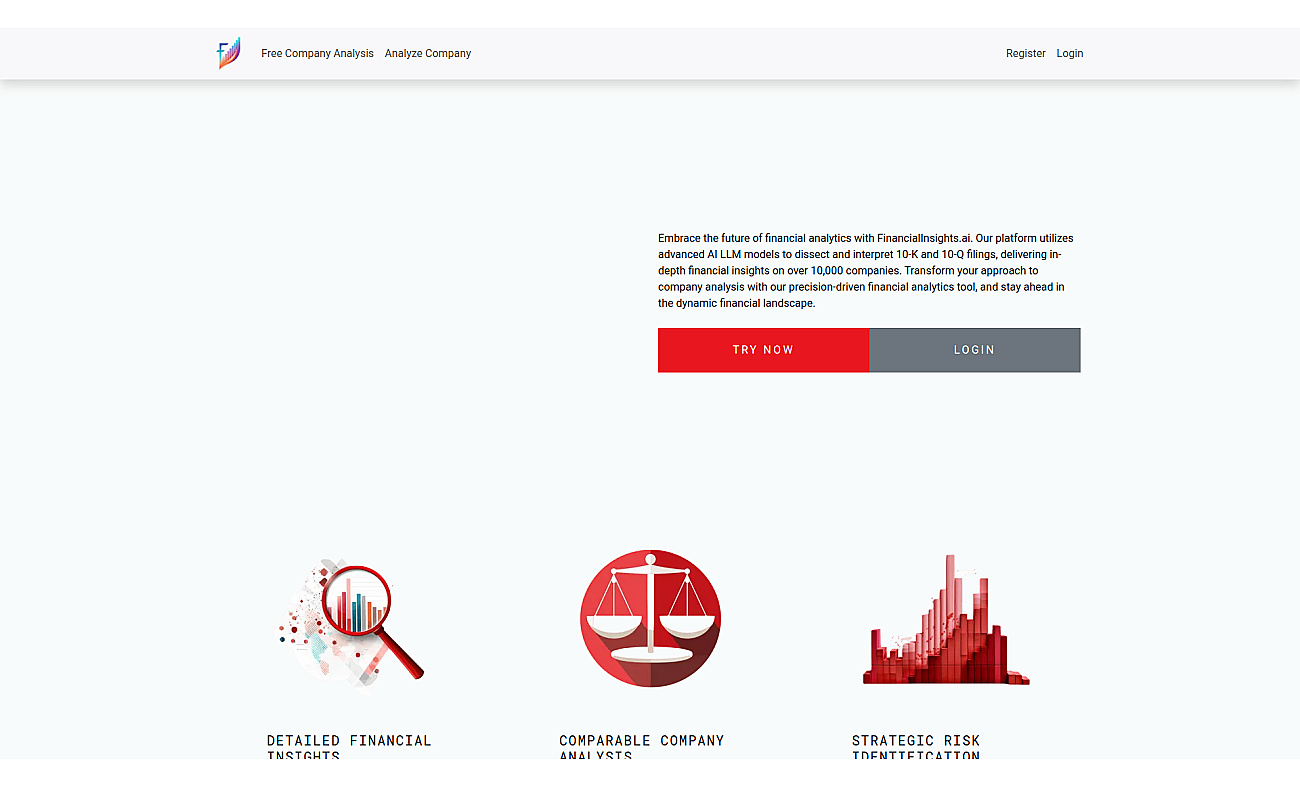 Financialinsights.ai screenshot