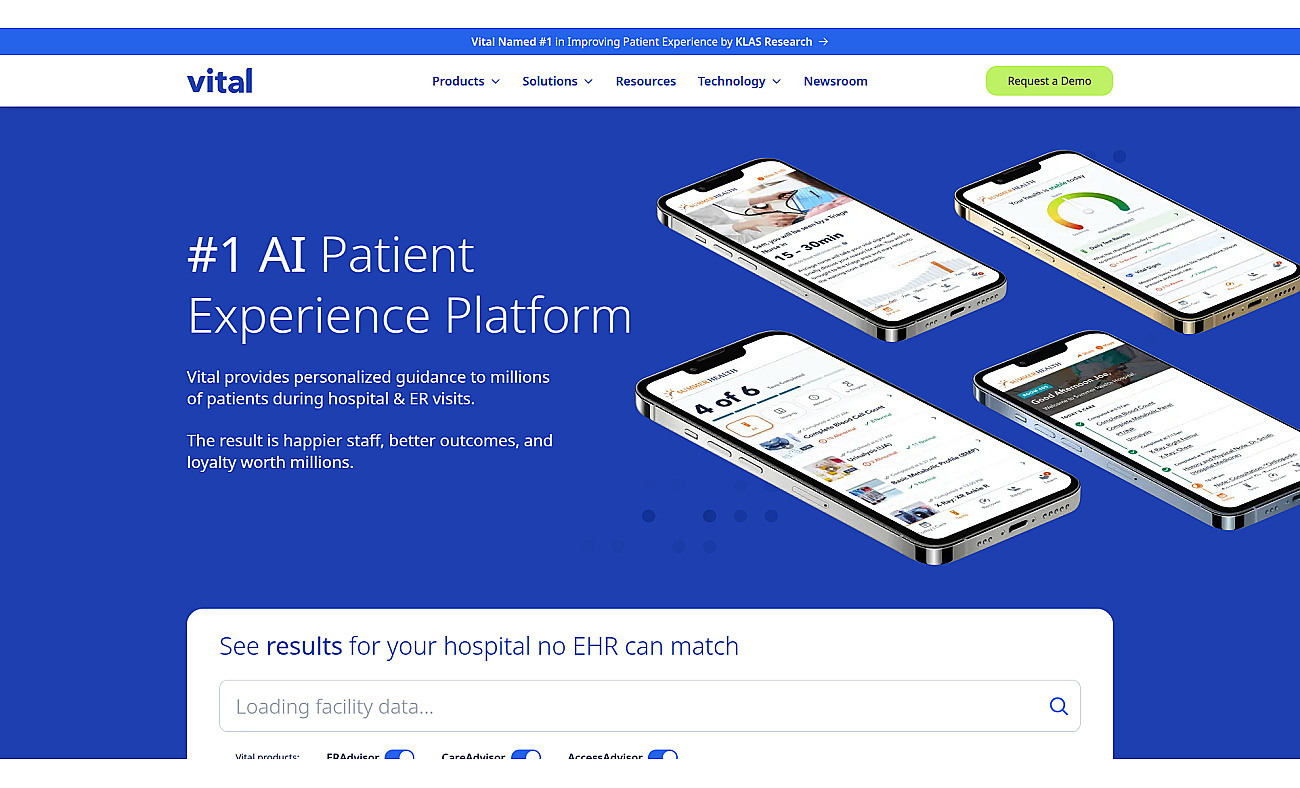 vitaler.com screenshot